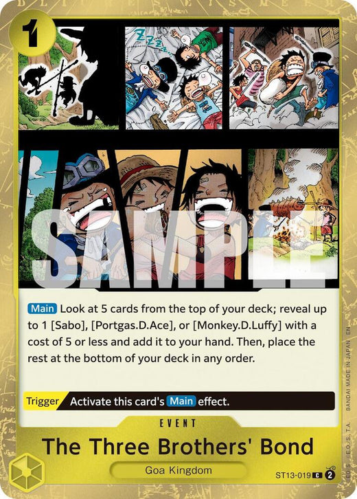The Three Brothers' Bond (Pirate Foil) ST13-019 C