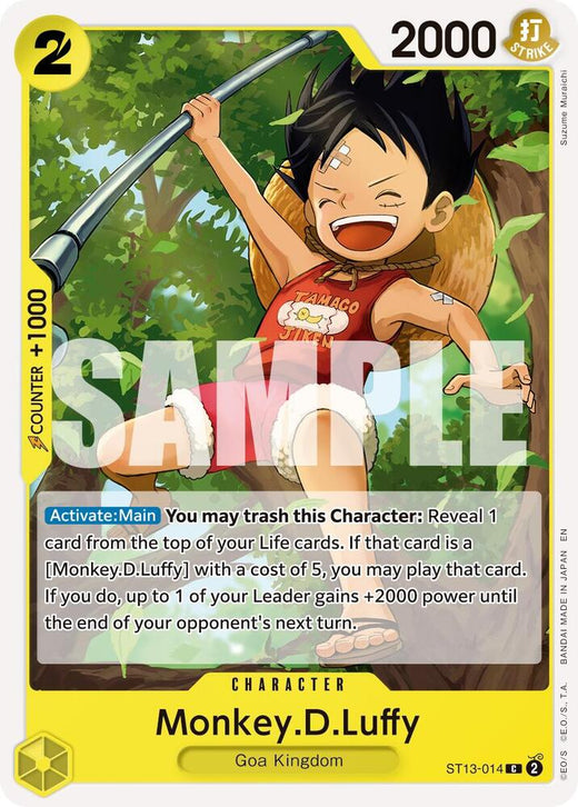 Monkey.D.Luffy - ST13-014 (Reprint) ST13-014 C