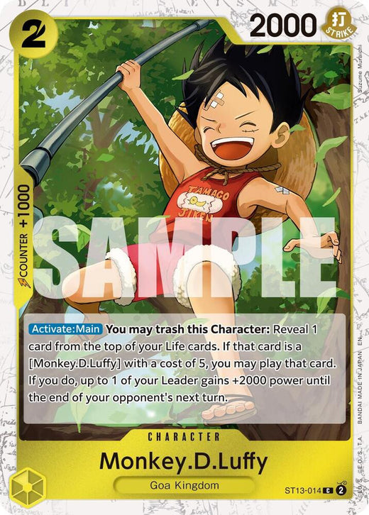 Monkey.D.Luffy - ST13-014 (Pirate Foil) ST13-014 C
