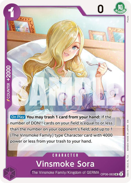 Vinsmoke Sora (Reprint) OP06-063 UC