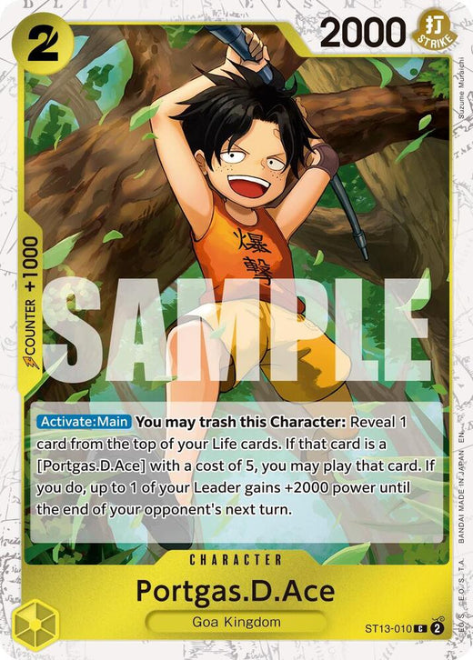 Portgas.D.Ace - ST13-010 (Pirate Foil) ST13-010 C