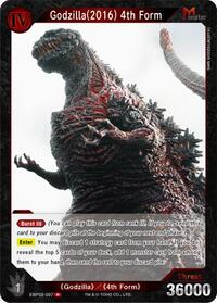 Godzilla (2016) 4th Form | Booster Set 2: G: Monsters Raid Again | R | Foil | #EBP02-007