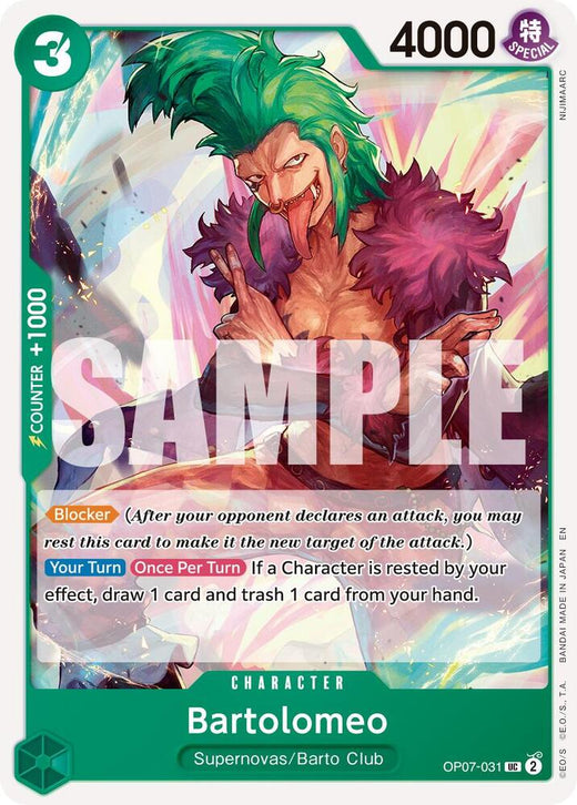 Bartolomeo (Reprint) OP07-031 UC