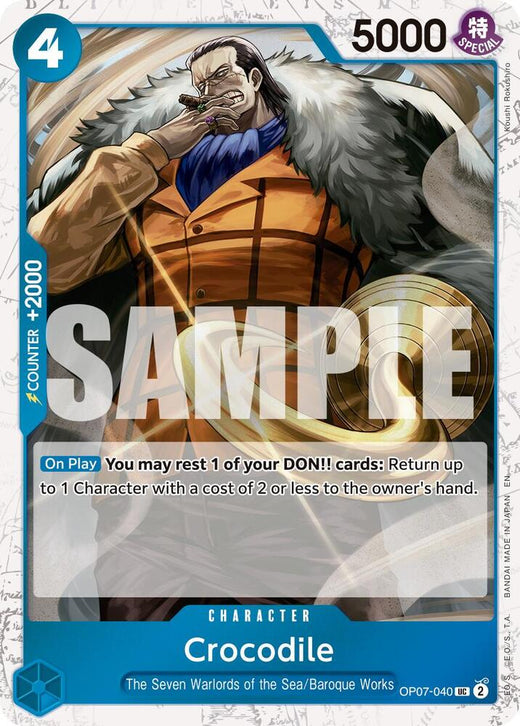 Crocodile - OP07-040 (Pirate Foil) OP07-040 UC
