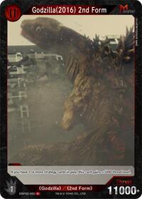Godzilla (2016) 2nd Form | Booster Set 2: G: Monsters Raid Again | C | Normal | #EBP02-002