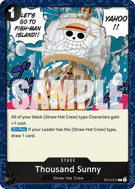 Thousand Sunny (Pirate Foil) ST14-017 C