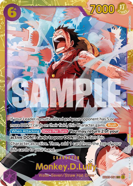 Monkey.D.Luffy - EB02-061 (Reprint) EB02-061 SEC Foil