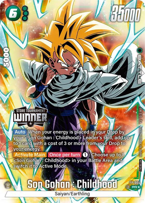 DBS Fusion World: Tournament and Championship Promos Singles 3/4
