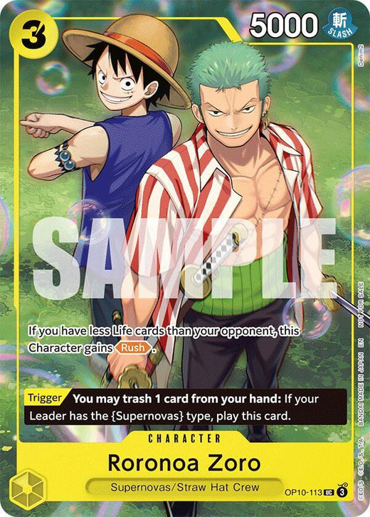 Roronoa Zoro (Learn Together Deck Set - Set Sail Event) OP10-113 UC