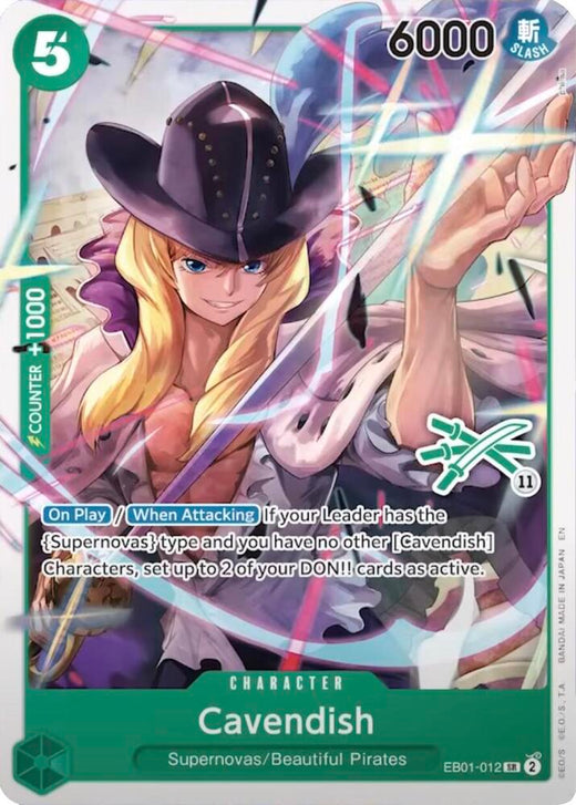 Cavendish (Zoro Deck) EB01-012 SR