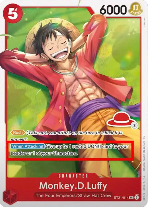 Monkey.D.Luffy - ST21-014 (Luffy Deck) ST21-014 SR