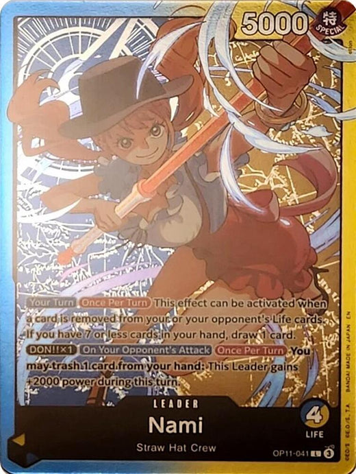Nami - OP11-041 (Nami Deck) OP11-041 L Foil