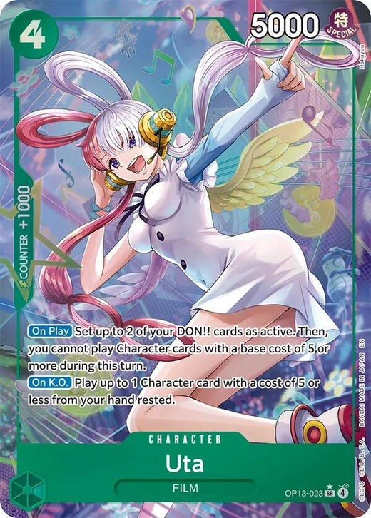 Uta (Alternate Art) OP13-023 SR Foil