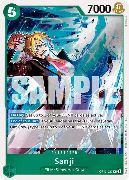 Sanji OP13-027 R Foil