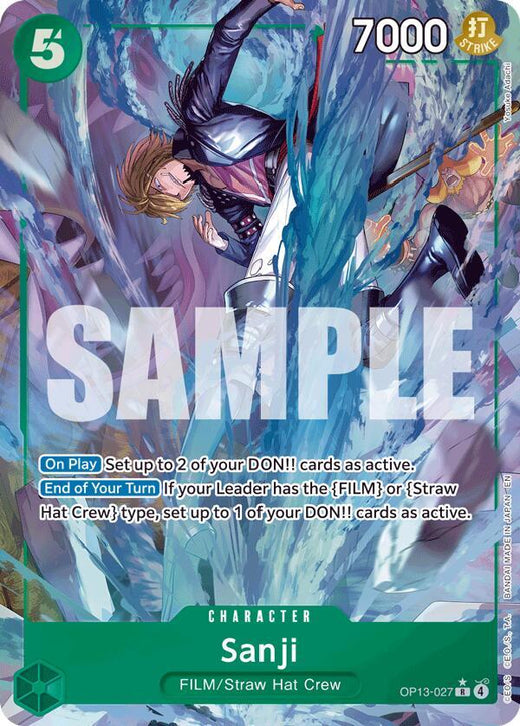 Sanji (Alternate Art) OP13-027 R Foil