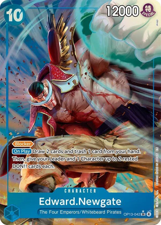Edward.Newgate (Alternate Art) OP13-042 SR Foil