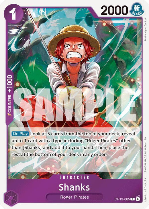 Shanks (065) OP13-065 R Foil