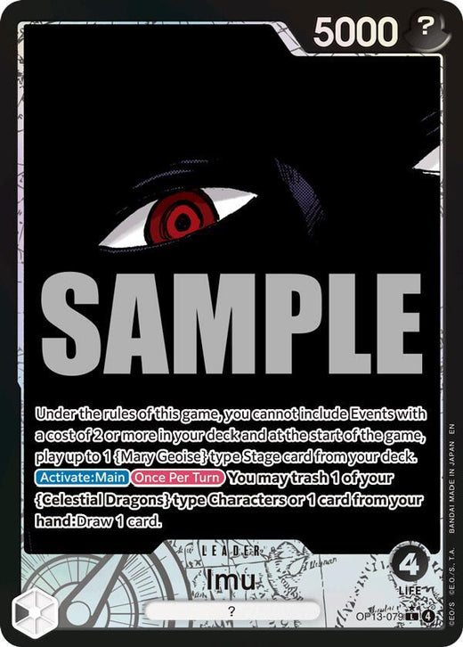 Imu (Alternate Art) OP13-079 L Foil