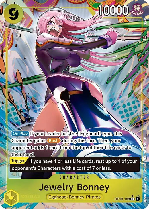 Jewelry Bonney (108) (Alternate Art) OP13-108 SR Foil