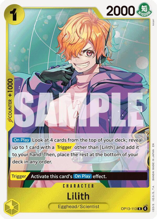 Lilith OP13-113 R Foil