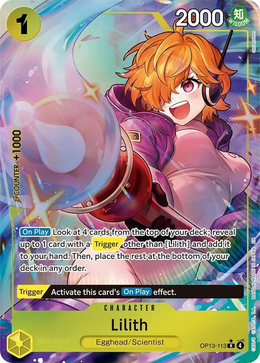 Lilith (Alternate Art) OP13-113 R Foil