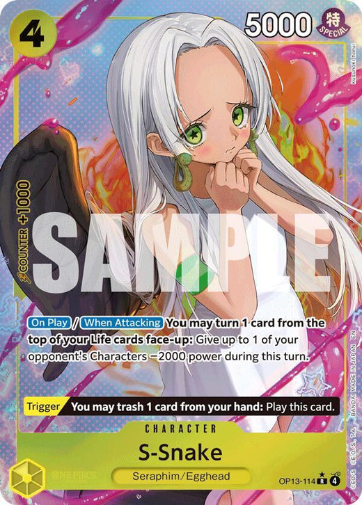 S-Snake (Alternate Art) OP13-114 R Foil