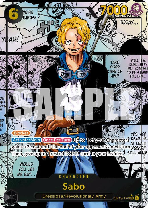 Sabo (120) (Super Alternate Art) OP13-120 SEC Foil