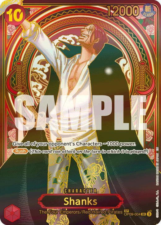 Shanks - OP09-004 (SP) (Gold) OP09-004 SR Foil