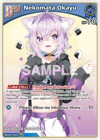 Nekomata Okayu (C) | SD03: Start Deck: Blue Nekomata Okayu | Common | Normal | #hSD03-003