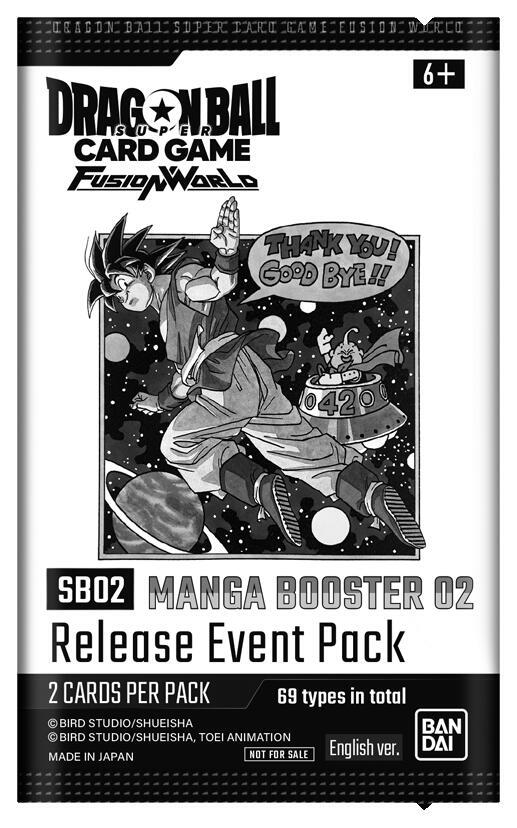 Dragon Ball Super: Fusion World: Cartas del evento de lanzamiento del Manga Booster 02