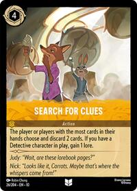 Search For Clues 26/204 Uncommon