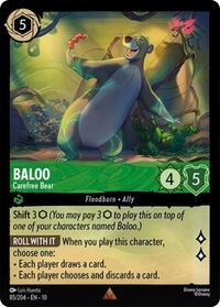 Baloo - Carefree Bear 85/204 Rare