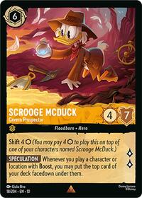 Scrooge McDuck - Cavern Prospector 18/204 Rare