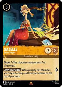 Gazelle - Ballad Singer 25/204 Rare