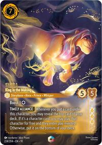 Simba - King in the Making (Enchanted) 224/204 Enchanted Holofoil