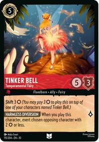 Tinker Bell - Temperamental Fairy 115/204 Uncommon