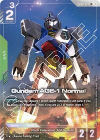 Gundam AGE-1 Normal (LR+) | Dual Impact | LR+ | Holofoil | #GD02-021