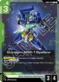 Gundam AGE-1 Spallow | Dual Impact | Rare | Holofoil | #GD02-023
