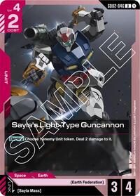 Sayla's Light-Type Guncannon | Dual Impact | Uncommon | Normal | #GD02-046