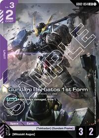 Gundam Barbatos 1st Form | Dual Impact | Legend Rare | Holofoil | #GD02-054
