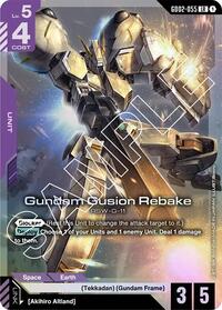 Gundam Gusion Rebake | Dual Impact | Legend Rare | Holofoil | #GD02-055