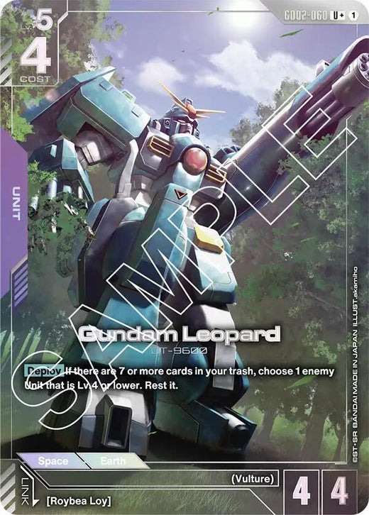 Gundam Leopard (U+) GD02-060 U+ Holofoil