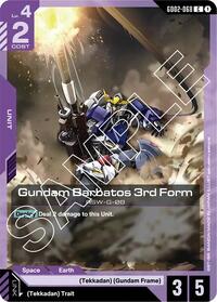 Gundam Barbatos 3rd Form | Dual Impact | Common | Normal | #GD02-068