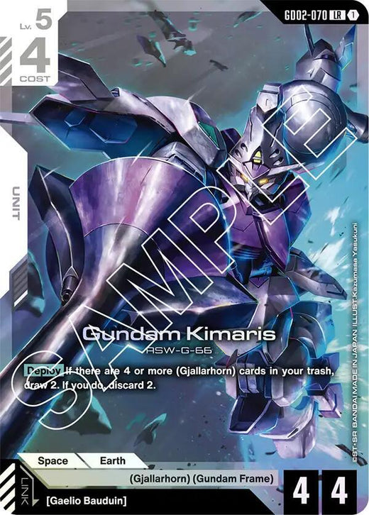 Gundam Kimaris GD02-070 Legend Rare Holofoil
