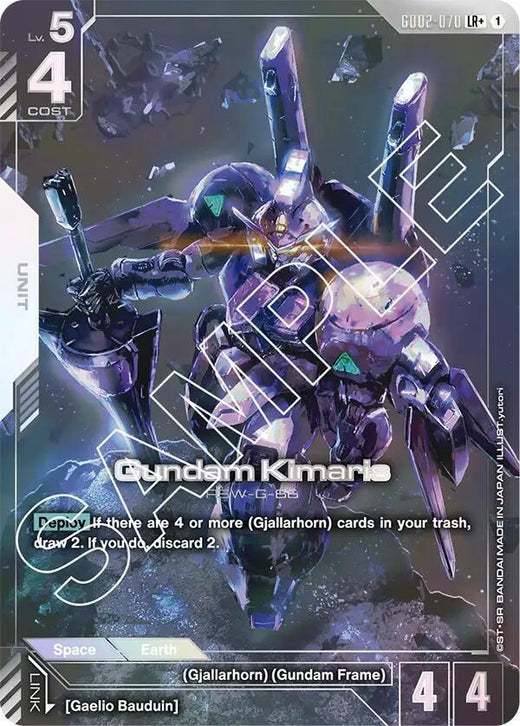 Gundam Kimaris (LR+) GD02-070 LR+ Holofoil