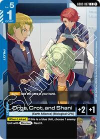 Orga, Crot, and Shani | Dual Impact | Common | Normal | #GD02-087