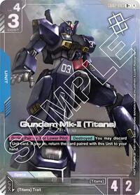 Gundam Mk-II (Titans) (Store Tournament Winner Pack 02) | Gundam Promotional Cards | R+ | Holofoil | #GD02-003