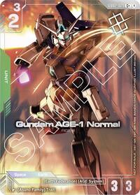Gundam AGE-1 Normal (Store Tournament Winner Pack 02) | Gundam Promotional Cards | C+ | Holofoil | #GD02-029
