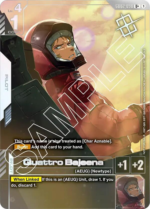 Quattro Bajeena (Store Tournament Winner Pack 02) GD02-098 U+ Holofoil