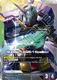Gundam AGE-1 Spallow (R+) | Dual Impact | R+ | Holofoil | #GD02-023
